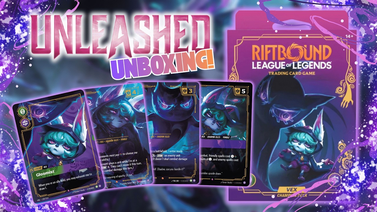 Первый взгляд на колоду Чемпиона Векс! 👻 Обзор колоды для LoL TCG в Riftbound + лучшие дополнения...