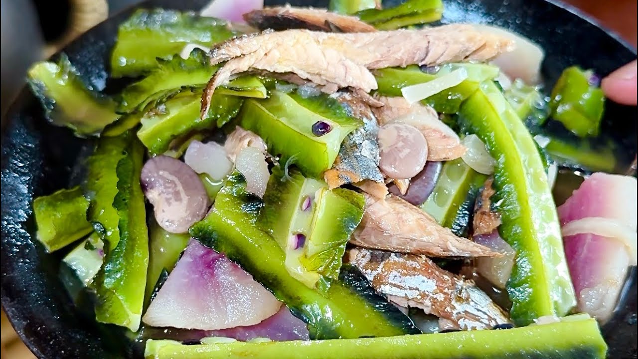 Diningdeng na sigarilyas patani kamote with smoke fish tinapa ilocano recipe umayen manganen!!