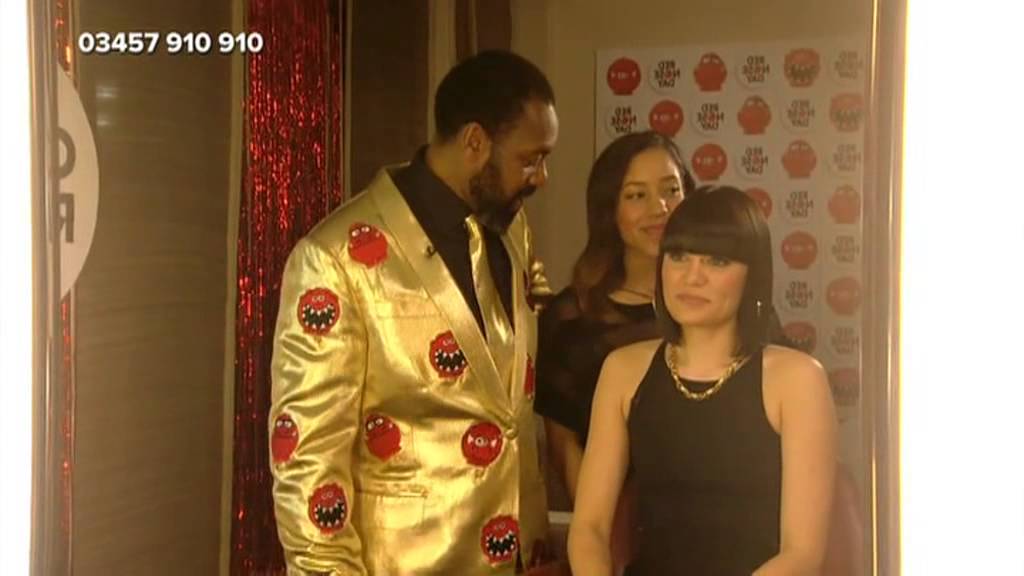 Jessie J prepares to shave her head | Red Nose Day 2013