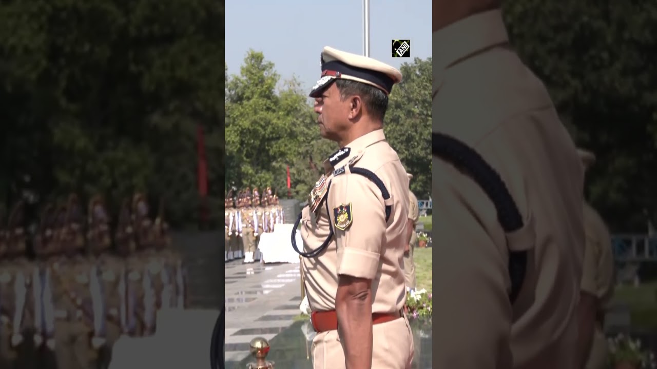 Delhi: CRPF DG Sujoy Lal Thaosen pays homage to fallen heroes on 58th CRPF Valour Day