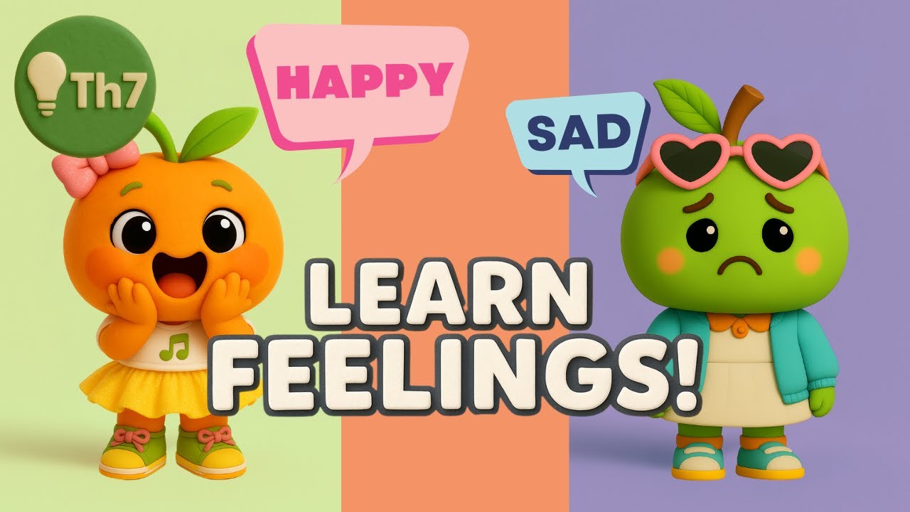 🍊 Fruity Feelings | Learn Emotions with Tutu & Friends | Thinky Thursday for Kids