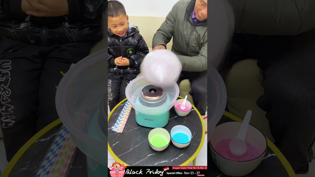 🍭✨ Sweeten the Moment with our Cotton Candy Maker!