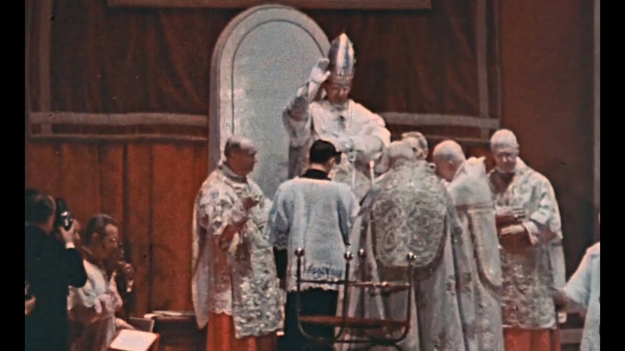 Die Kr&ouml;nung von Papst Paul VI. 1963   Die R&ouml;misch Katholische Kirche &auml;ndert sich nicht!
