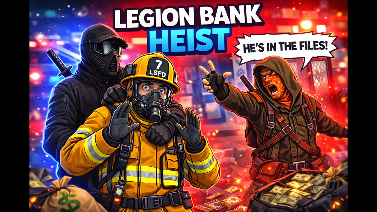 “HE’S IN THE FILES!” | Legion Bank Heist Success