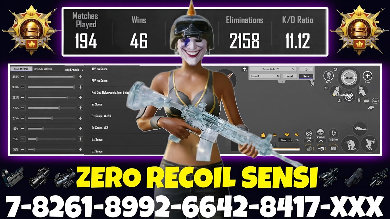 NEW UPDATE 4.5 CODE 🔥 PUBG MOBILE/BGMI SENSITIVITY SETTINGS 2026 | BEST SCOPE SENSITIVITY SETTINGS✅