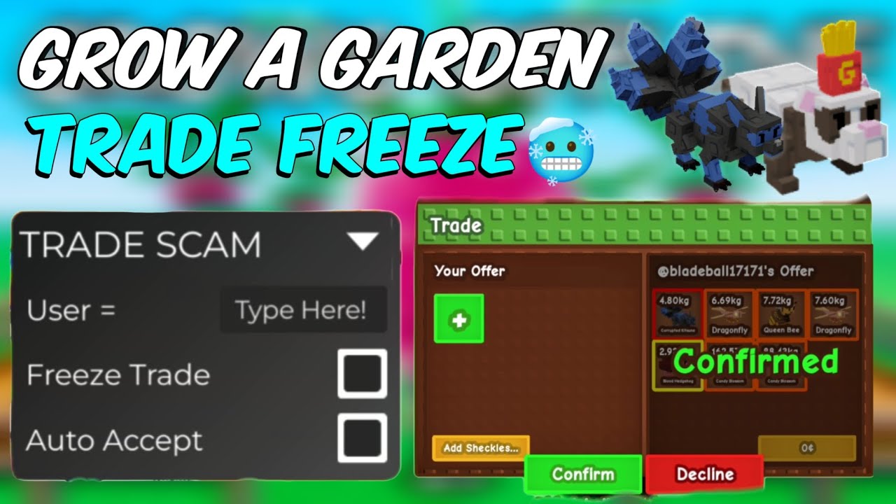 [NEW 🔄] Grow A Garden TRADE FREEZE Script 🌶 Freeze Game 🥶 New TRADE SCAM🤑 2025 WORKİNG