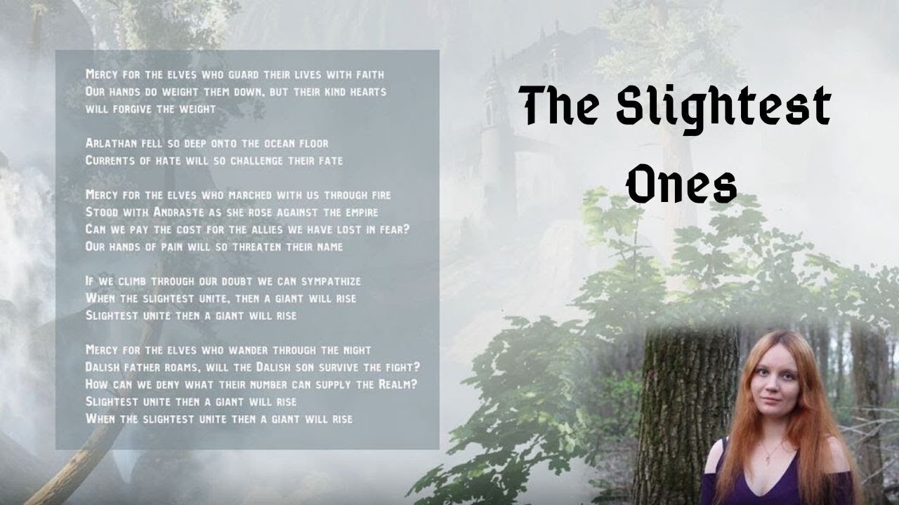 The Slightest Ones - Dragon Age Inquisition: Trespasser DLC (cover by Alisa)