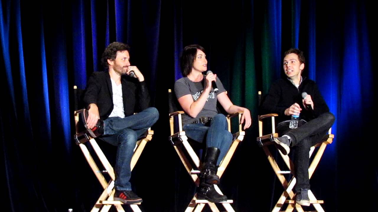 Nashcon 2012 Jared pouring water on Jensen's crotch, Rob, Kim, Gabe