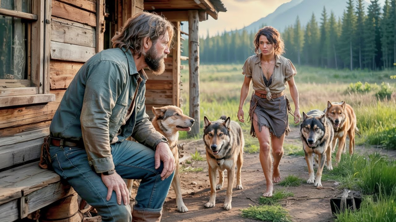 Mountain Man Moved Into Abandoned Cabin With His Dog—Then Discovered a GIRL Who Grew Up WITH WOLVES