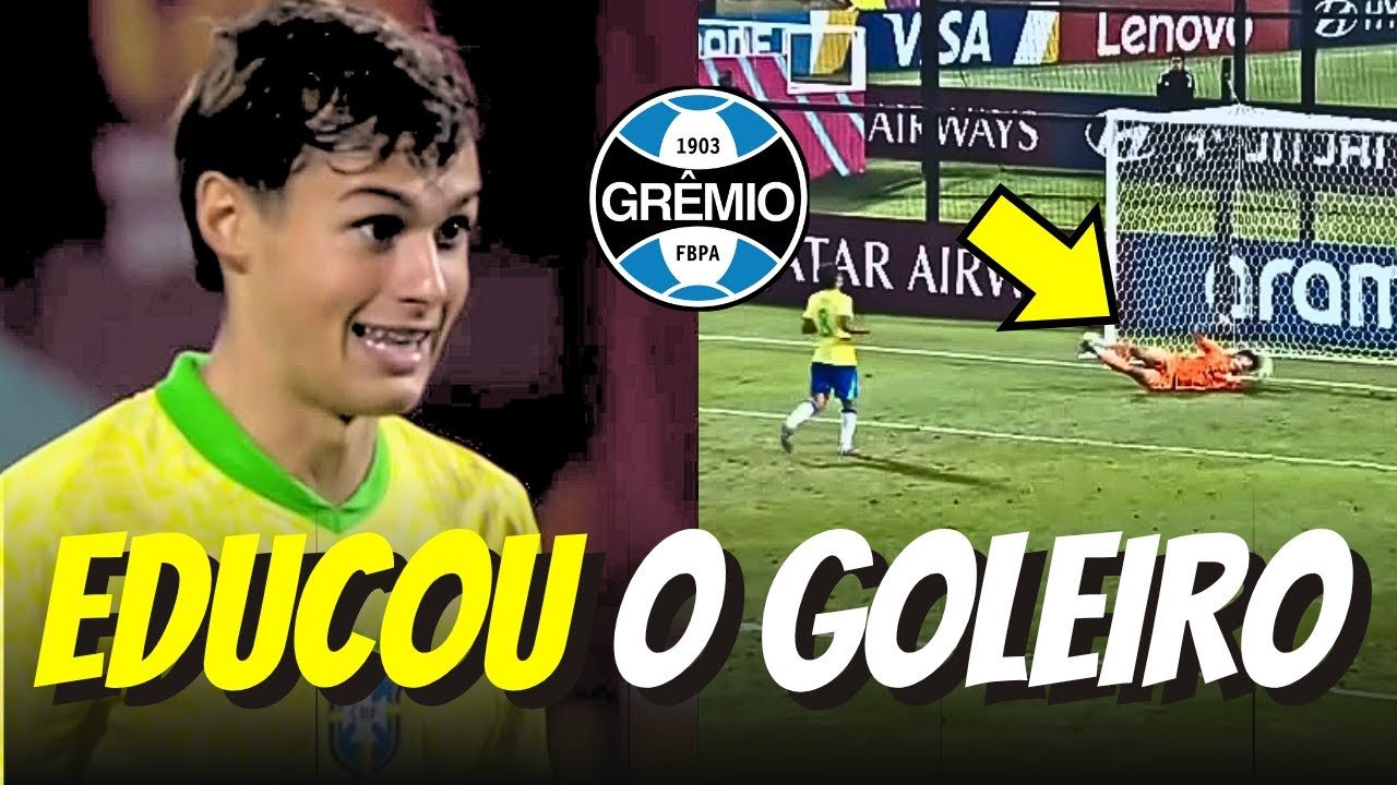 💥😱CAVADINHA e GOLAÇO! Veja a FRIEZA do Tiaguinho na DECISÃO por PÊNALTIS contra o Paraguai!