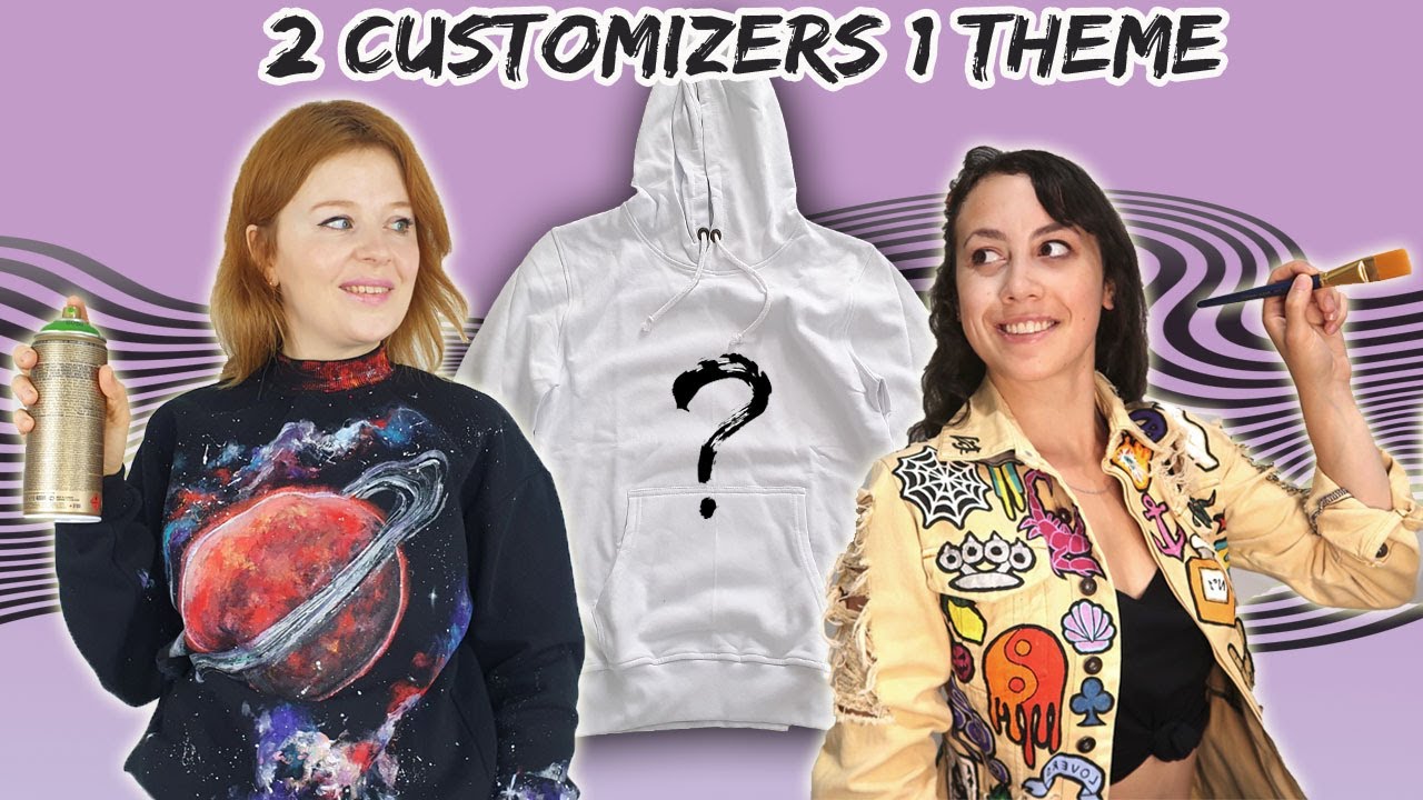 Clothes Customization Challenge : 2 Artists Painting Hoodies On 1 Theme