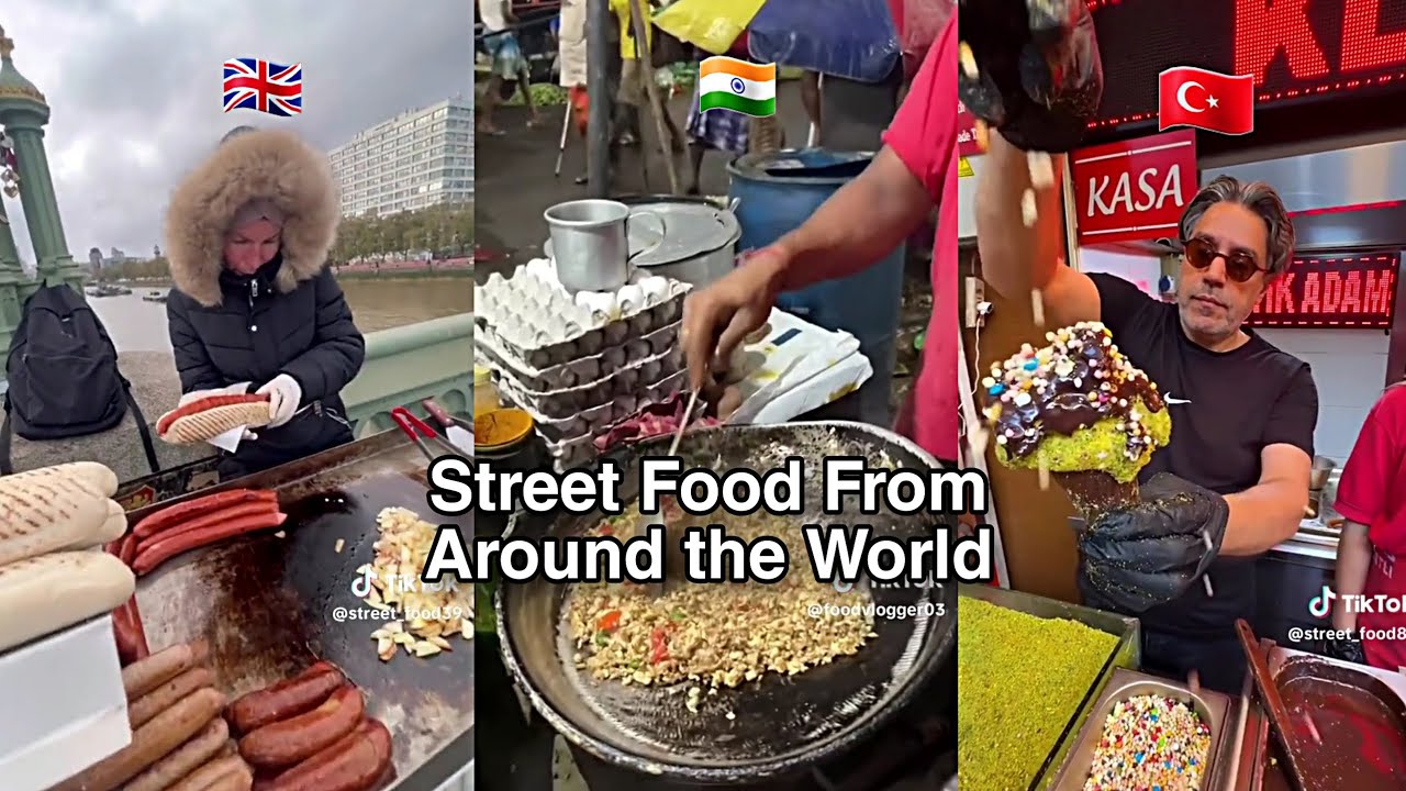 Street Food From Around the World | Street Food Edition 🍽️ ✈️🌍