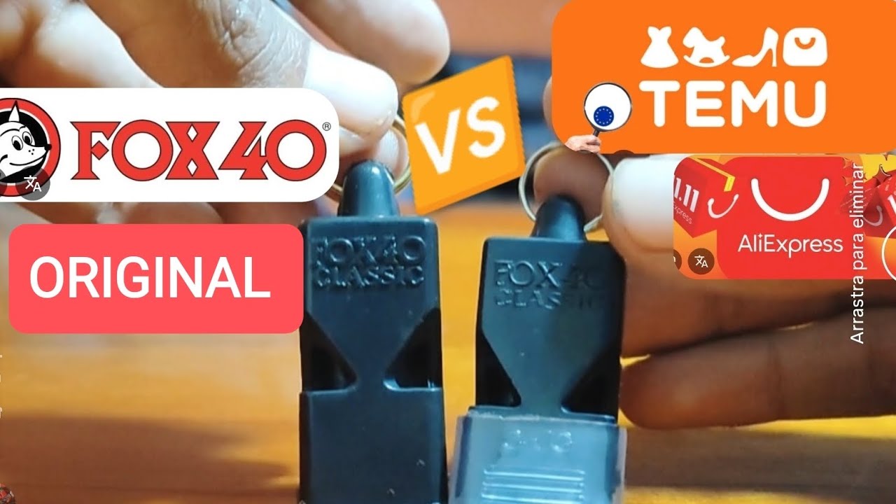 SILBATO FOX 40 CLASSIC COMPARACIÓN | Original vs Temu Aliexpress | Sonido y decibeles 