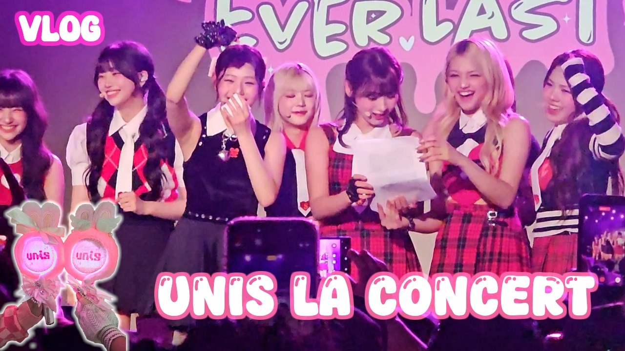 [EVER AFTER- LOG🩷] UNIS Ever Last Concert Tour 2026 LA Vlog