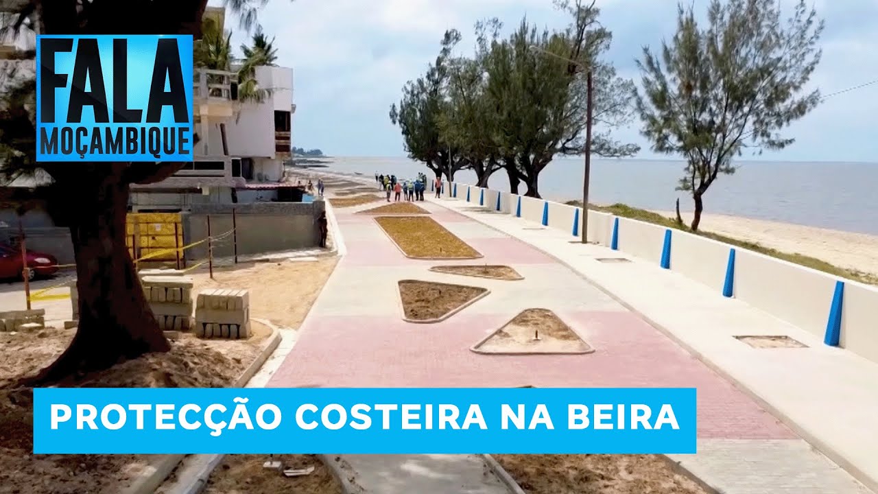 Na cidade da Beira: A primeira fase do muro e das obras de arte entram na fase conclusiva