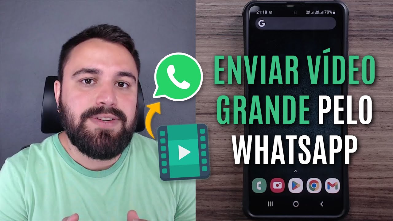 COMO ENVIAR UM VÍDEO GRANDE PELO WHATSAPP