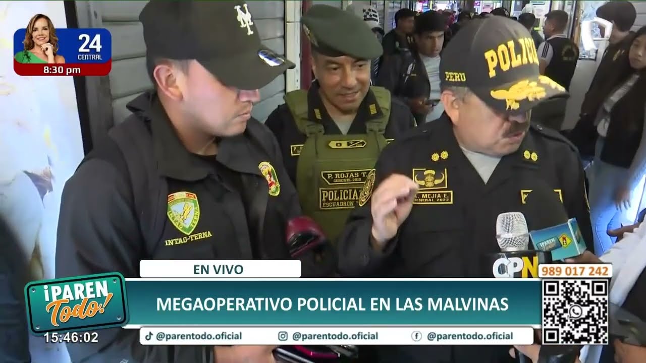 Incautan decenas de celulares robados durante megaoperativo en Las Malvinas