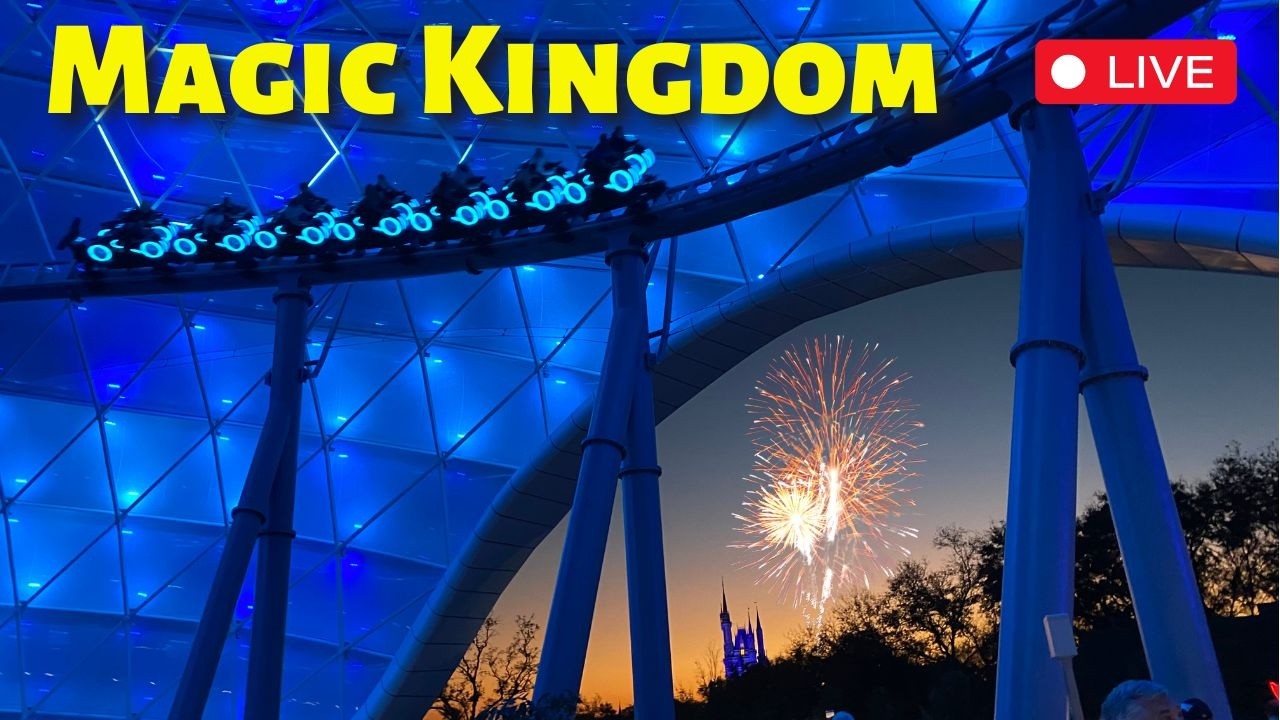 🔴LIVE🔴 MAGIC KINGDOM: Fireworks, Rides, Strolls, Parade | Walt Disney World 4K