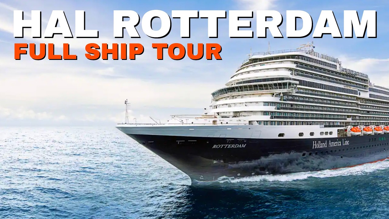 HAL Rotterdam | Full Ship Walkthrough Tour & Review 4K | Holland America Cruise Line