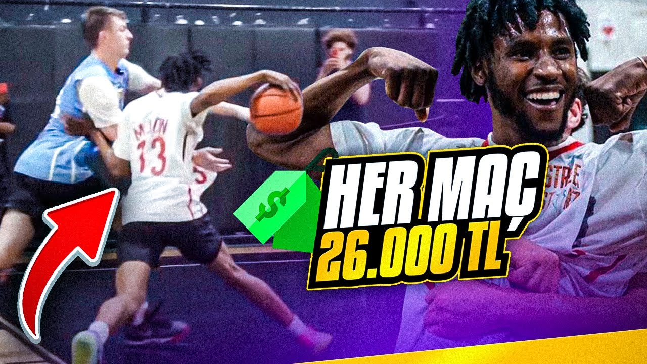 EFSANE 2v2 BASKETBOL VİDEOSU! HER MAÇ 26.141,80 ₺ DEĞERİNDE!