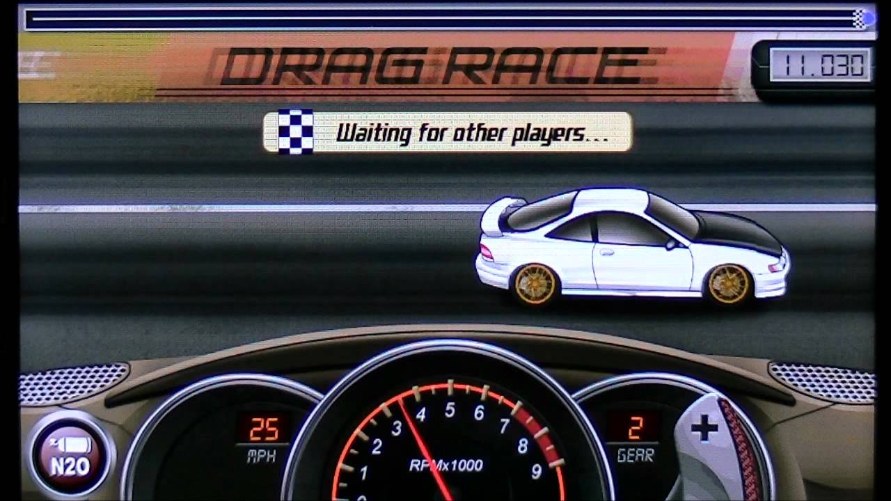 Drag Racing TUNE 11.028 level 2 1/4 Honda Integra Type R