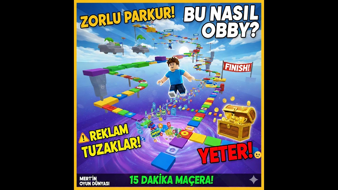 Zorlu Roblox Parkuru! | Hiç Bitmeyen Reklamlar ve Komik Anlar 🏃‍♂️#roblox #robloxgames #gaming