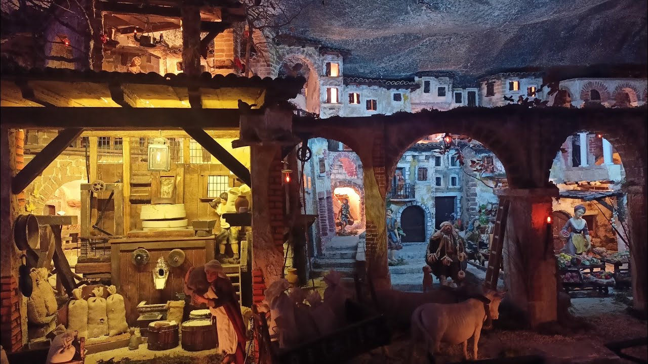 Presepe Artistico - Grotte sottostanti la Chiesa Monumentale di San Francesco, Force (AP)