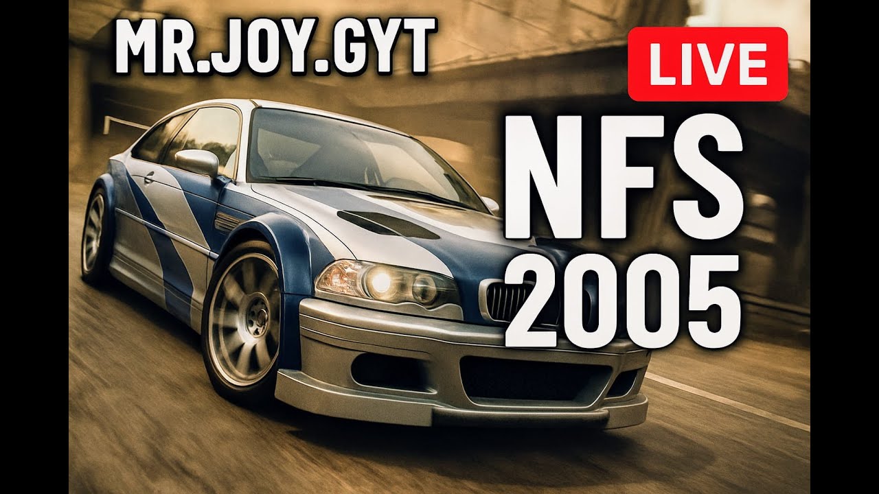 Going LIVE 🔴 NFS Most Wanted 2005 — Reliving the LEGEND #mrjoygyt
#NFSMostWanted