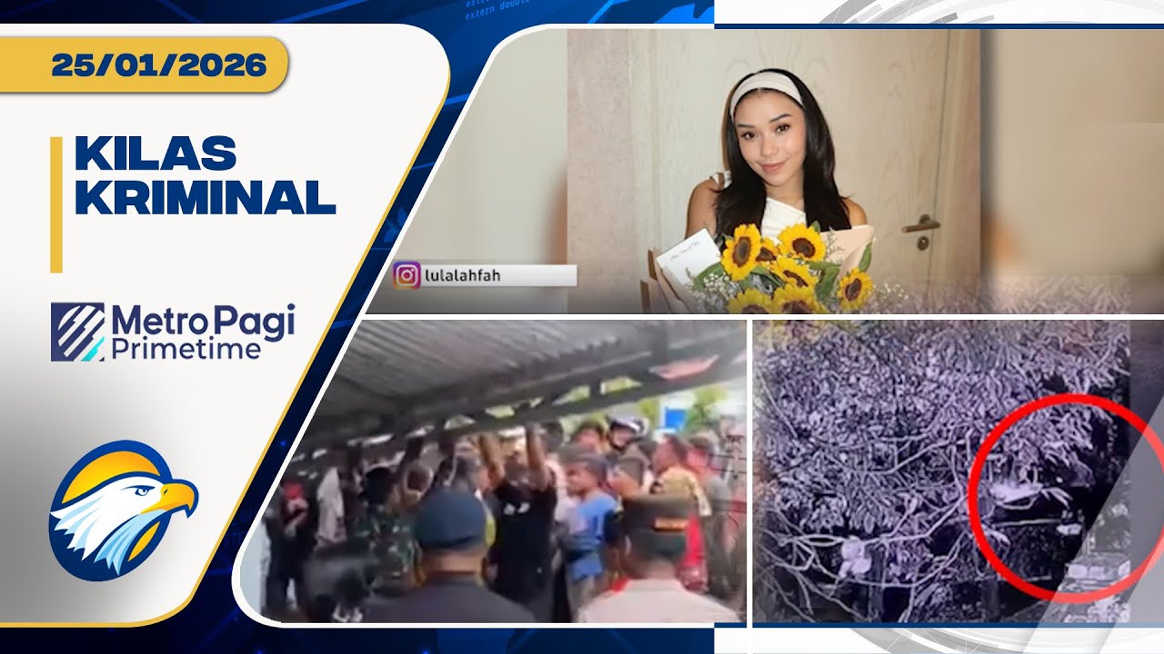 Berita Pilihan - Polisi Selidiki Kematian Selebgram Lula Lahfah, Pegawai SPPG Dibegal