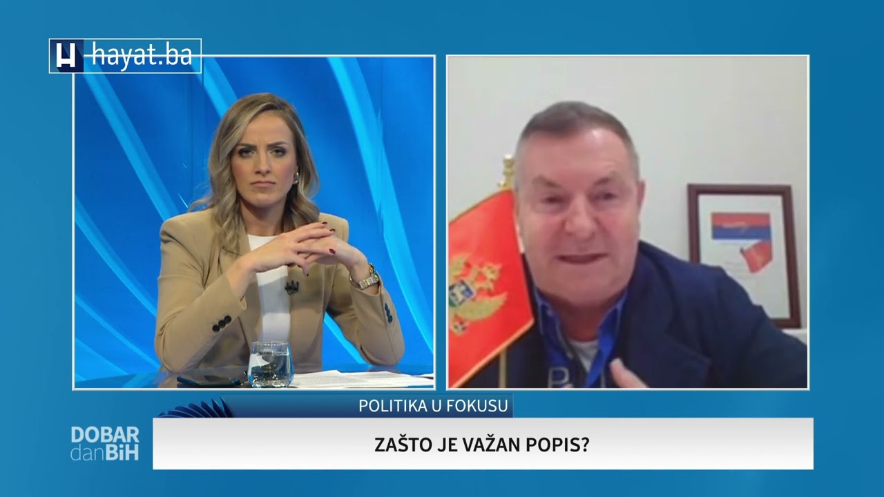 ADVOKAT POPOVIĆ ZA HAYAT O POPISU STANOVNIŠTVA U CRNOJ GORI: DA LI JE POSTALO POLITIČKO PITANJE?