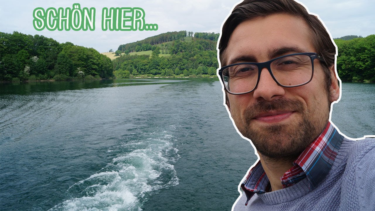 Rundfahrt auf dem Hennesee in 70 Sekunden