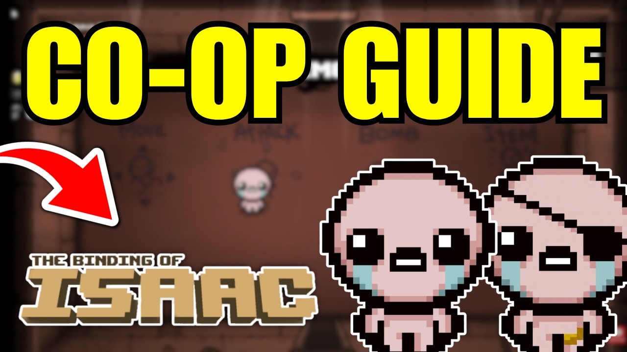 Как играть в онлайн-мультиплеер Binding of Isaac | Кооператив с друзьями