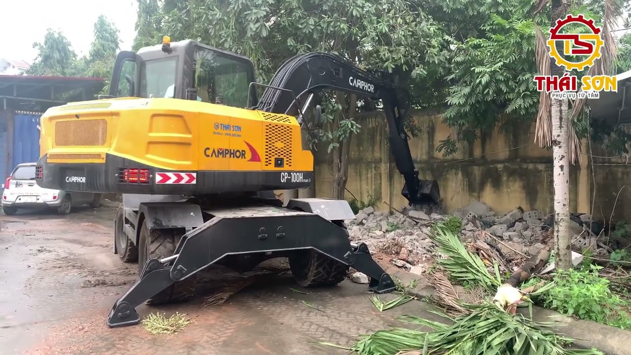 🚜 MÁY XÚC ĐÀO GẮP GỖ CAMPHOR CP100Hmax | Siêu Phẩm Bền Bỉ - Hiệu Suất Đỉnh Cao | 0945 393 666
