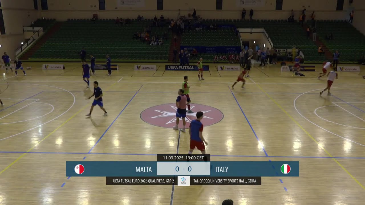 Malta Futsal vs Italy Futsal