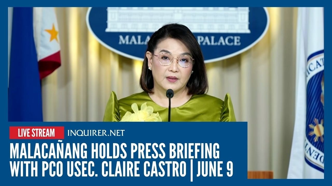 LIVE: Malaca&ntilde;ang holds press briefing with PCO USec. Claire Castro | June 9