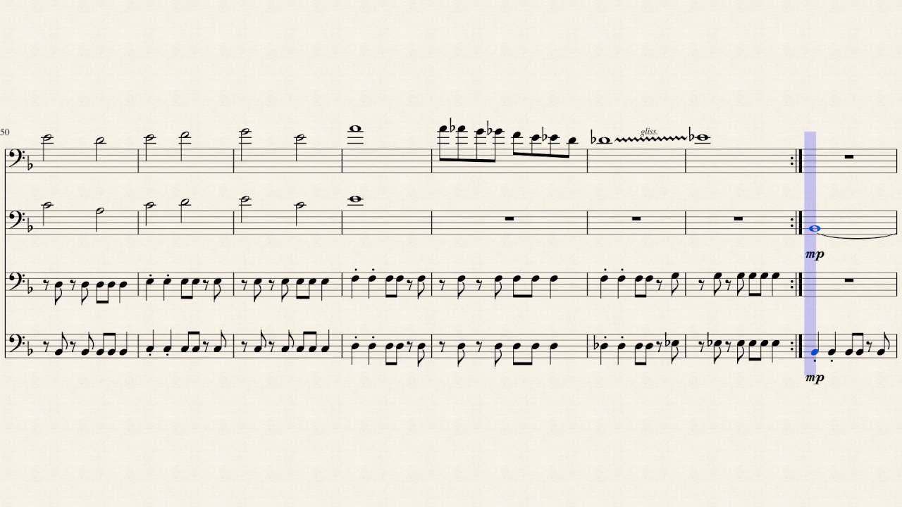 Megalovania: Undertale Trombone Quartet