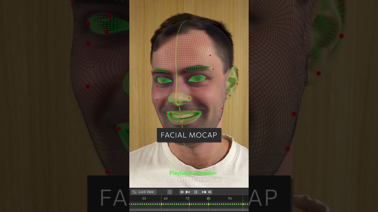 Reshape Face in Video &mdash; KeenTools FaceTracker for #Blender #addon #blender3d #vfx #tracking #cgi #3d