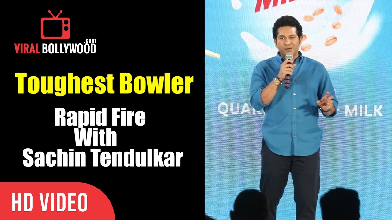 Who Was Your Toughest Bowler | Hard To Play | Rapid Fire With Sachin Tendulkar