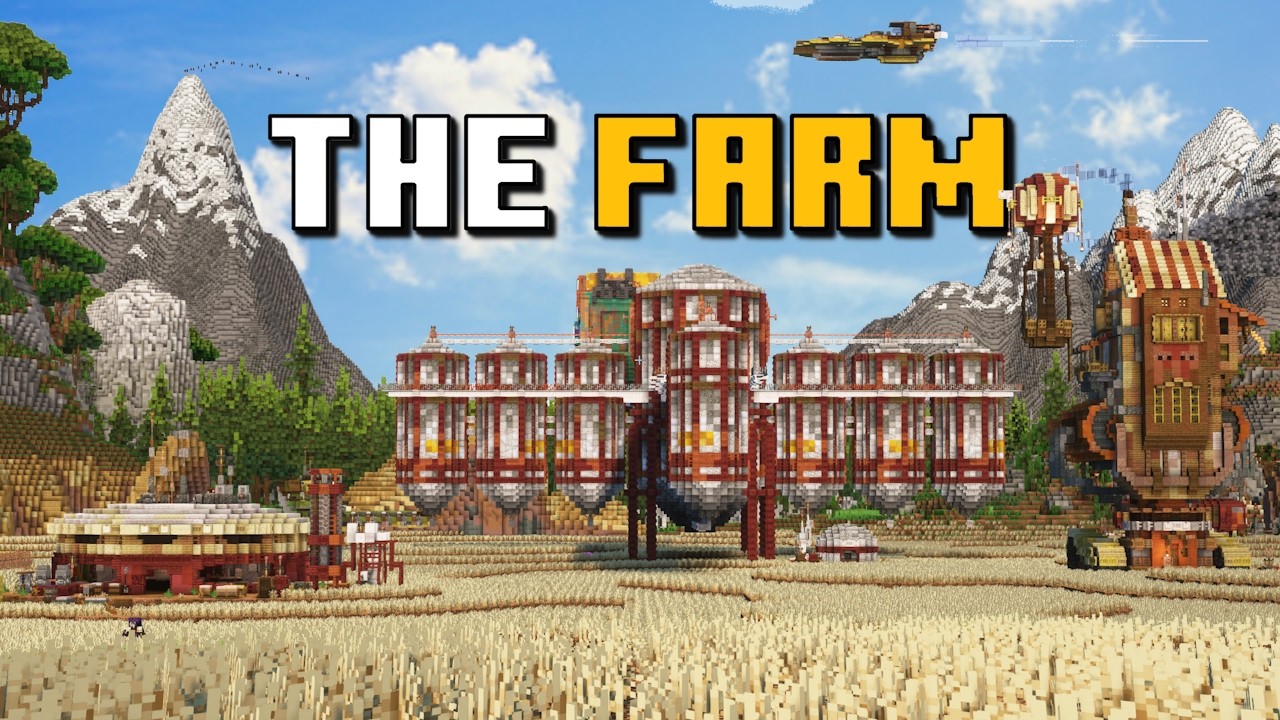 I Built the Worlds Biggest Wheat Farm on my Forever World