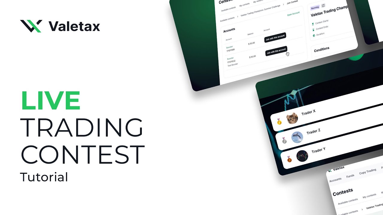Valetax Live Trading Contest Tutorial