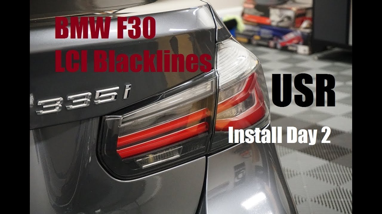 These look so good! BMW F30 LCI Blacklines | Install Day 2