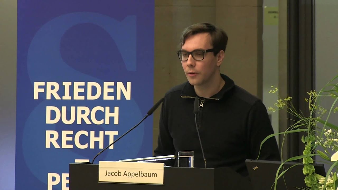 Whistleblower Award - Jacob Appelbaum answers for Edward Snowden