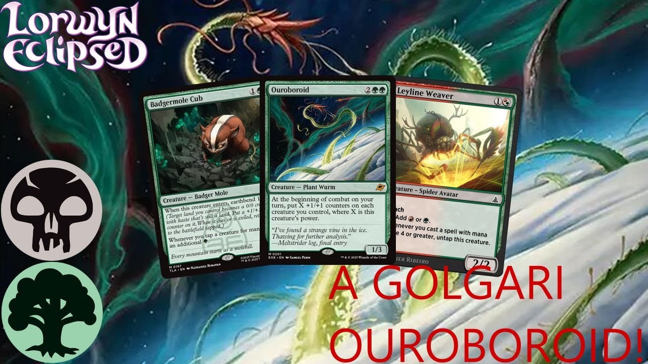 IT'S AN OUROBOROID DECK BUT WITH BLACK - GOLGARI OUROBOROID - LORWYN - MTG ARENA - STANDARD BO1