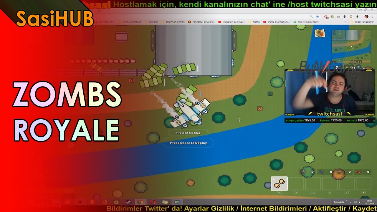 Oğuz Sasi Zombs Royale Oynuyor