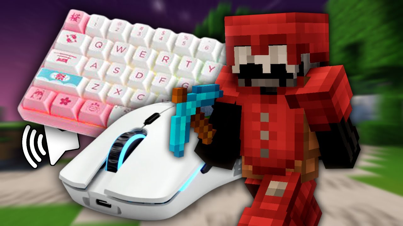 Keyboard + Mouse ASMR Sounds | Hypixel Bedwars