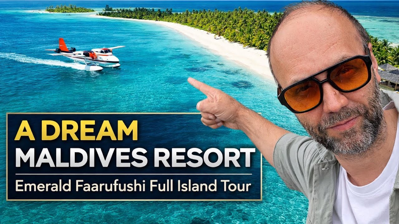 Курорт мечты на Мальдивах | Экскурсия по всему острову Emerald Faarufushi