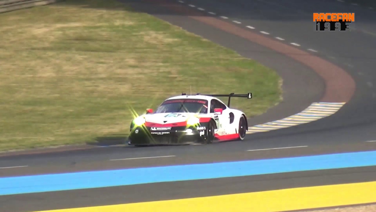 2017 Porsche 991 RSR 24h Le Mans 2017 loud sound!