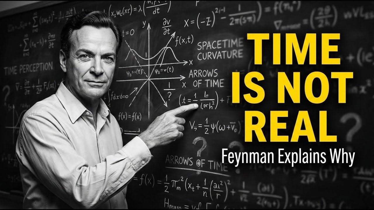 Richard Feynman Explains Time Like You've Never Seen Before