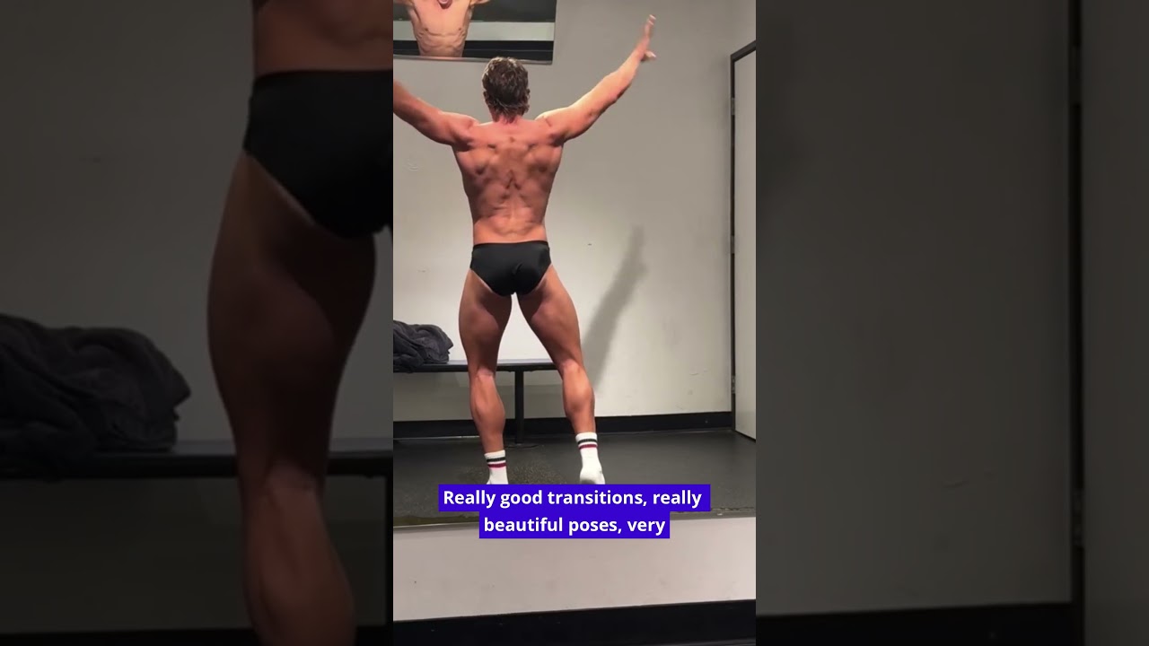 Arnold's son's posing routine for Classic Physique