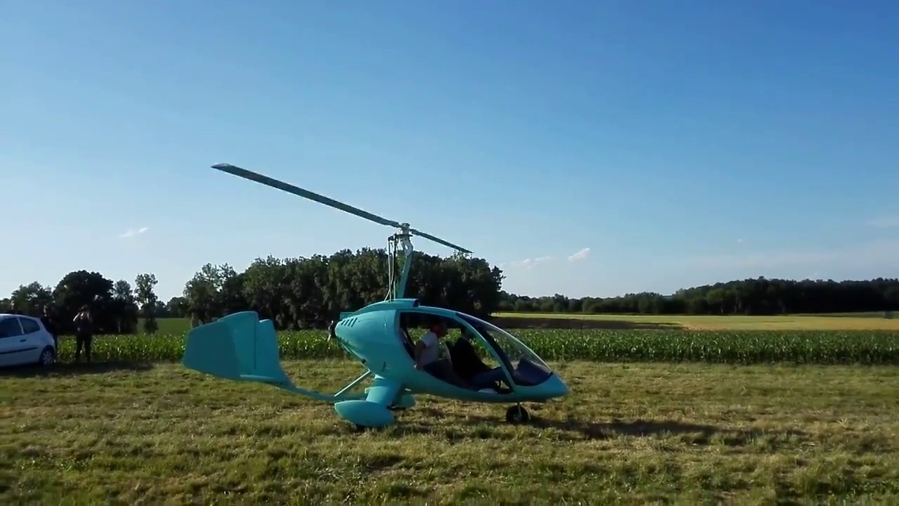 Autogire. Pierre s'envoie en l'air!